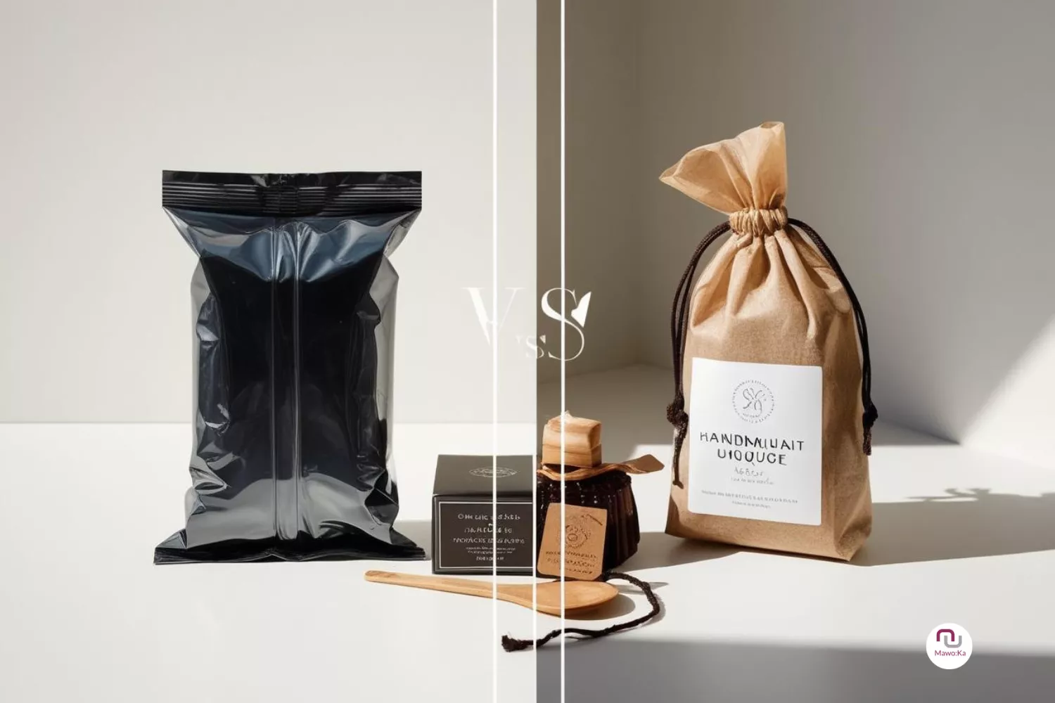 Billigverpackung vs. liebevolle Handmade-Verpackung