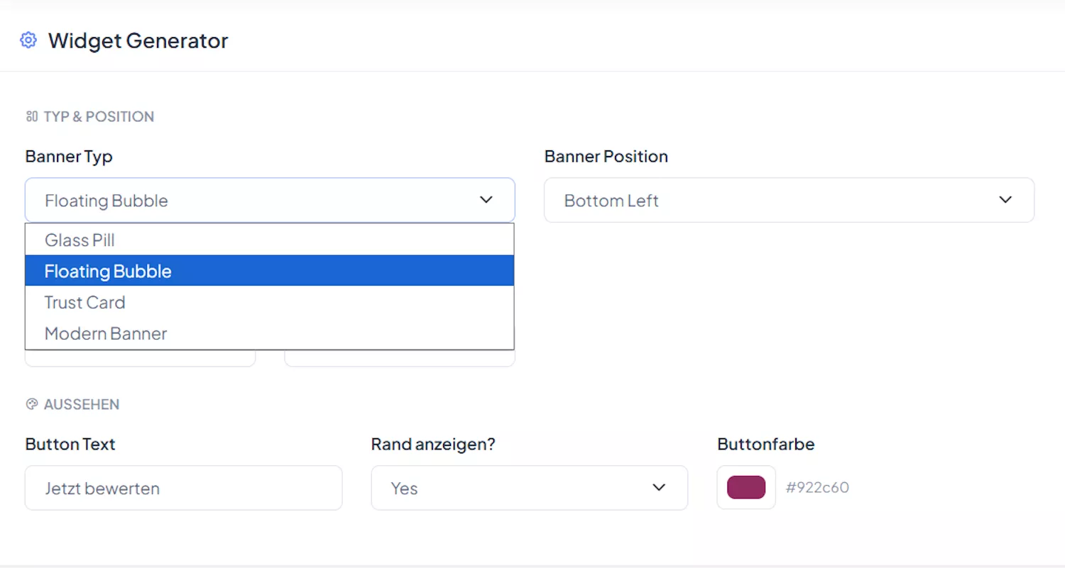 Local Boost Widget Generator