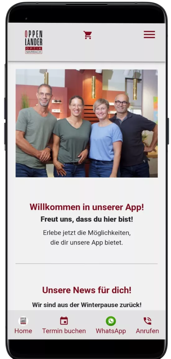 AppShop-Beispiel Optiker