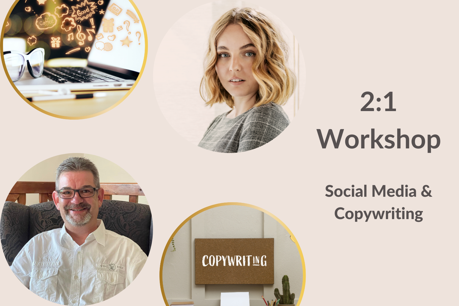 2:1 Workshop Social Media & Copywriting mit Lara und Markus
